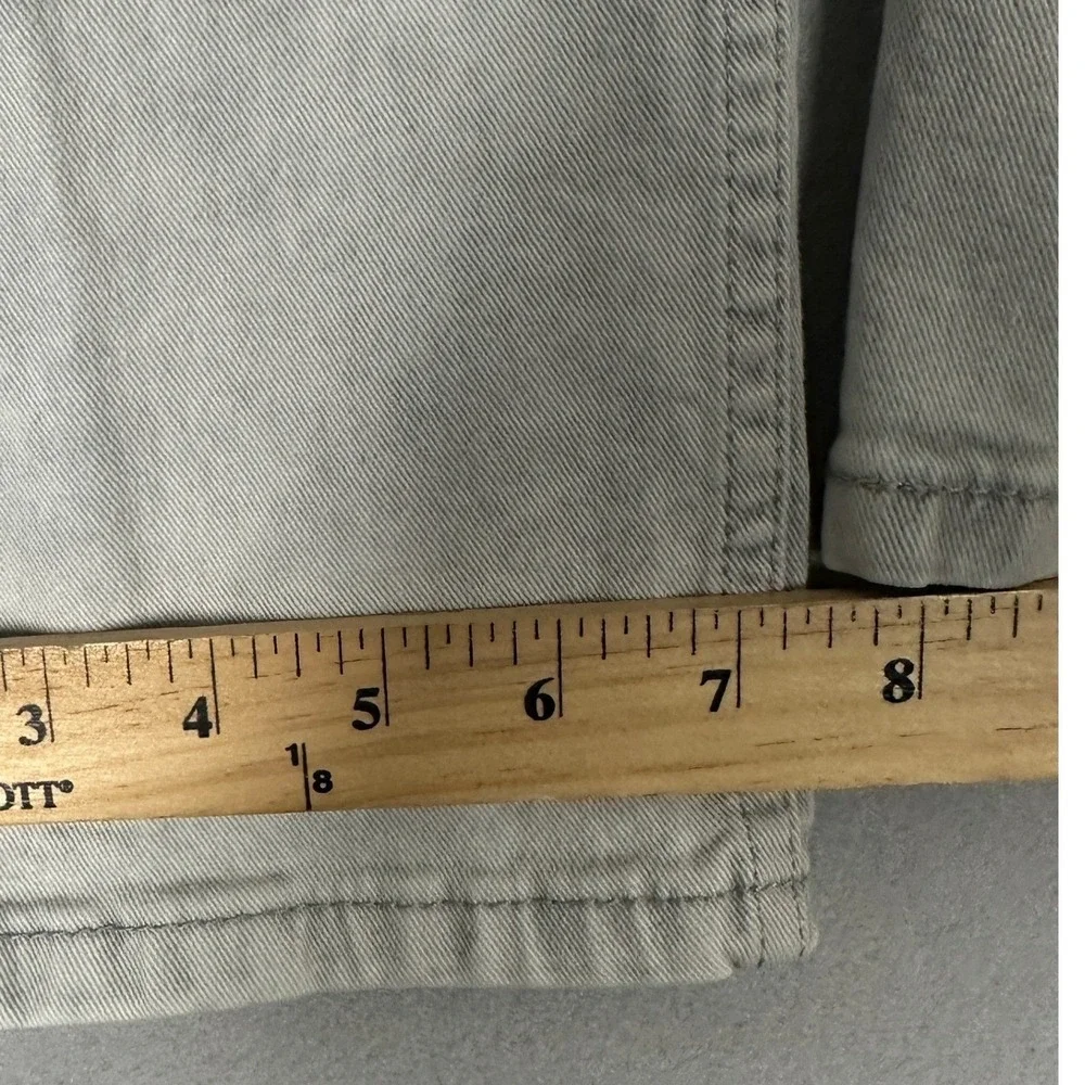 Levis 511 Jeans Mens 36X32 Light Grey Acid Wash Slim Fit Straight Stretch Denim